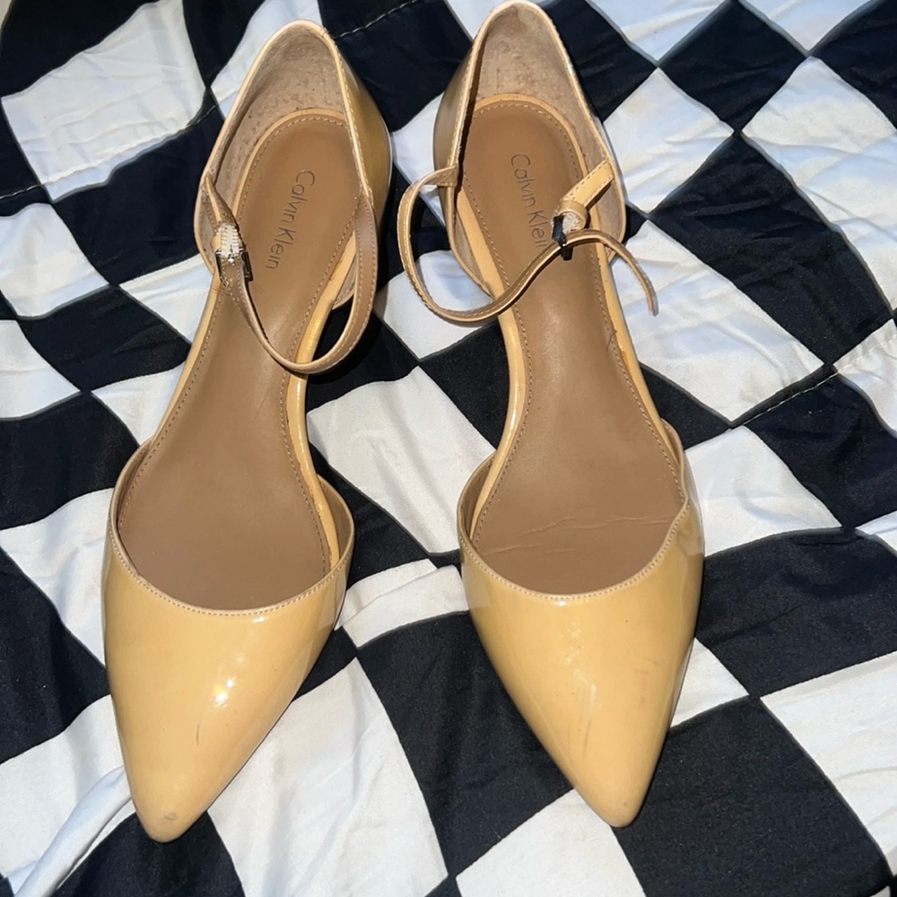 Beige Calvin Klein ladies shoes
